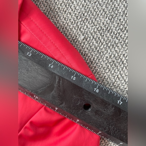 Anne Klein Red Trench Coat Lightweight Design - Picture 8 of 16